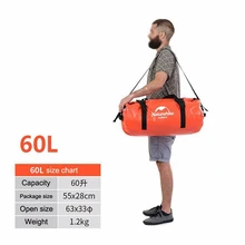 portable 40L/60L Waterproof Dry Bag Sack for Canoe Floating Boating Kayaking Camping