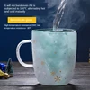 Christmas Cup Transparent Double Anti-Scalding Glass Christmas Tree Star Cup Coffee Cup Milk Juice Mug Children's Christmas Gift ► Photo 3/6