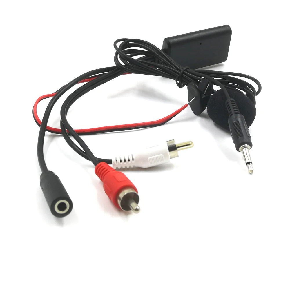 Bluetooth AUX Module, 2 RCA Cable Adapter with Hands Microphone for for  Alpine for Pioneer for Sony