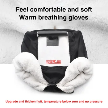 

Remote Controller Glove Winter Warm Hand Warmer With Clear Display Window Magic Sticker Protection Case Mavic Mini Air 2