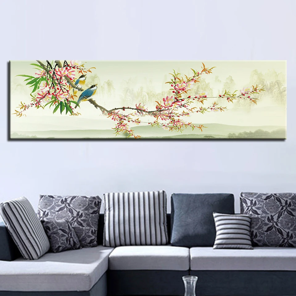 

Nordic Canvas Painting HD Prints Home Decoration 1 Pieces Animal Bird Wall Art Modular Pictures Flower Artwork Watercolor Poster