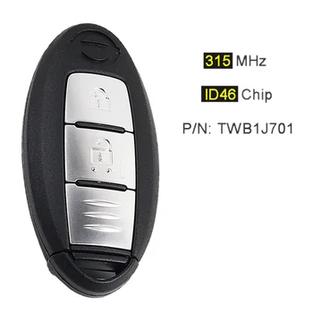 

2 Button Remote Control Key Replacement Smart Key for Nissan Micra K13 March K13 X Trail Qashqai