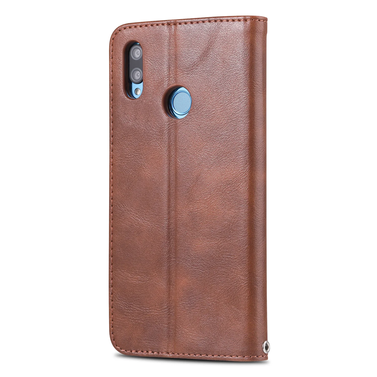 Azns бумажник телефон чехол для Huawei Y7 Чехлы Чехол PU флип 6,26 дюймов Чехол для Y7 Lite бизнес оболочки