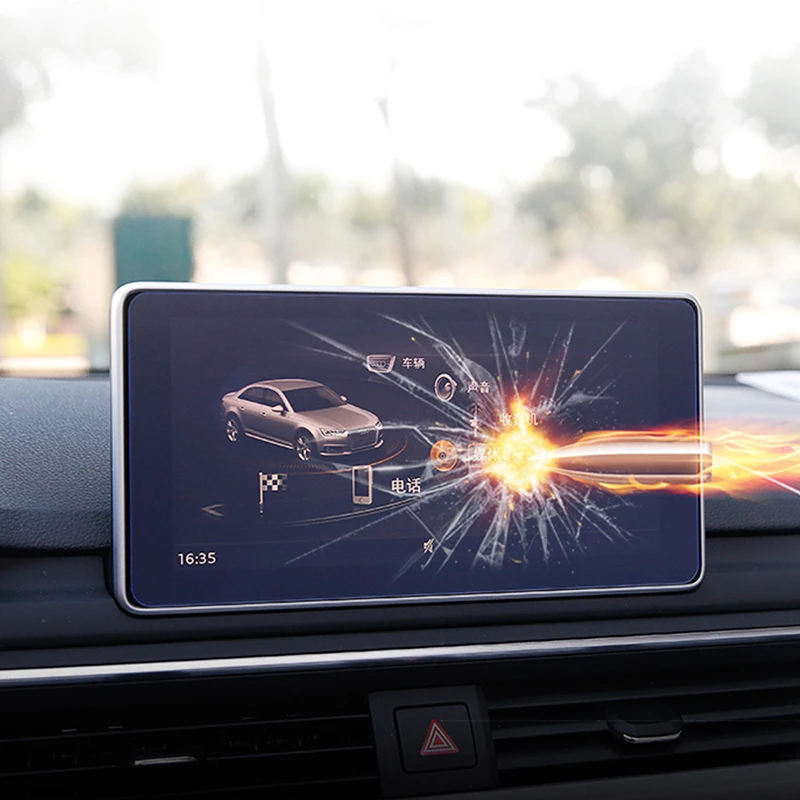 Для Audi A4 A5 S4 S5 B9 автомобильный навигационный экран монитор пленка защитная крышка Накладка наклейка интерьерные аксессуары