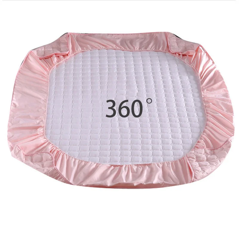 Mattress Protector Cotton Brushed Fabric Bed Sheet Anti Mite Matress Protector Couvre Lit Mattress Bed Cover 1PC 180x200cm