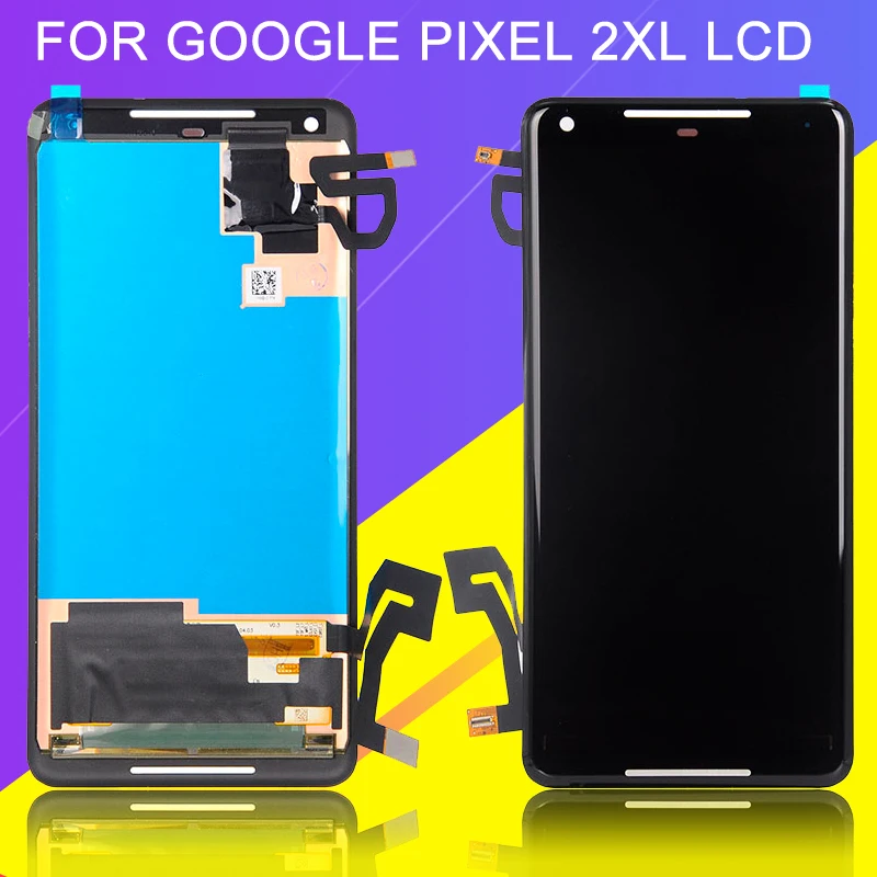 Catteny для Google Pixel 2XL ЖК-дисплей с кодирующий преобразователь сенсорного экрана в сборе для Google Pixel XL2 lcd с инструментами