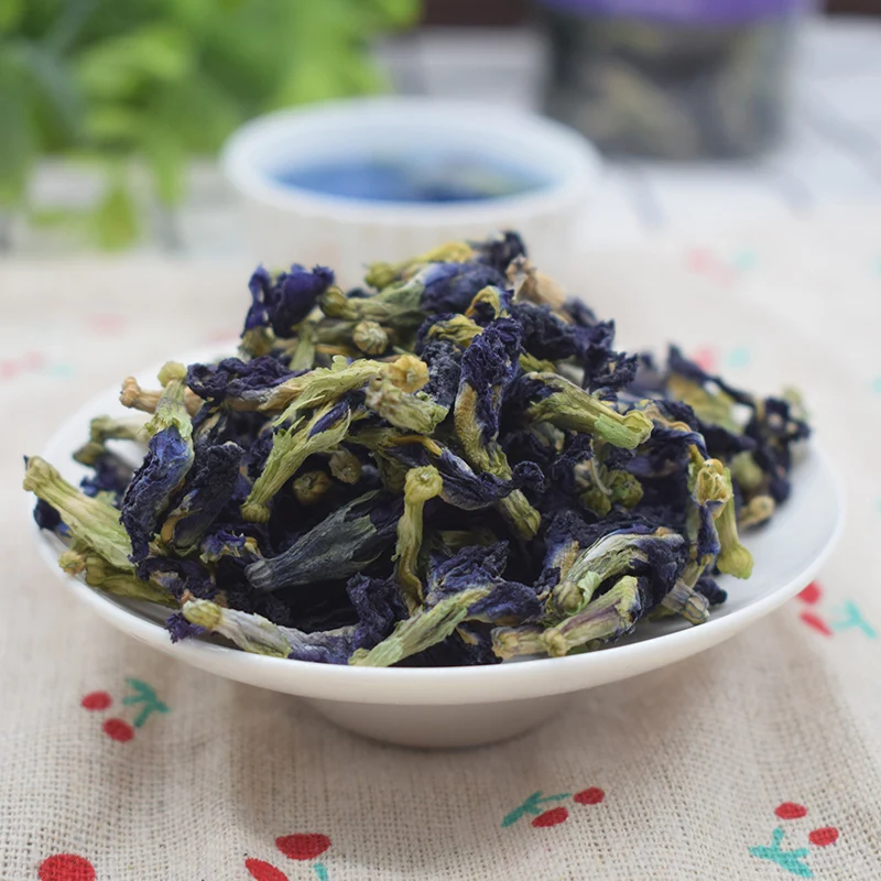 50g-100g-Blue-tea-Clitoria-Ternatea-Tea-Blue-Butterfly-Pea-tea-Dried-Clitoria-kordofan-pea-flower (5)
