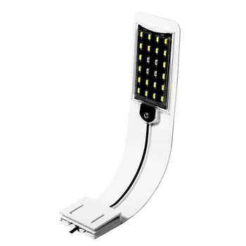 

High-power Water Grass Lighting 24 LED Clip On Clamp Lamp For Small Aquarium Fish Tank 10W 220V