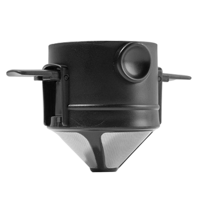 Filter Portable Stainless Steel Foldable Drip Coffee Tea Holder Easy Clean Reusable Paperless Pour Over Coffee Dripper