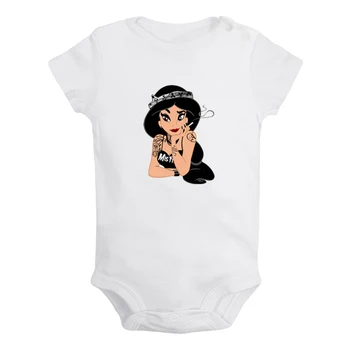 

Aladdin and the Magic Lamp Princess Jasmine Design Newborn Baby Boys Girls Outfits Jumpsuit Printing Infant Bodysuit Clothes