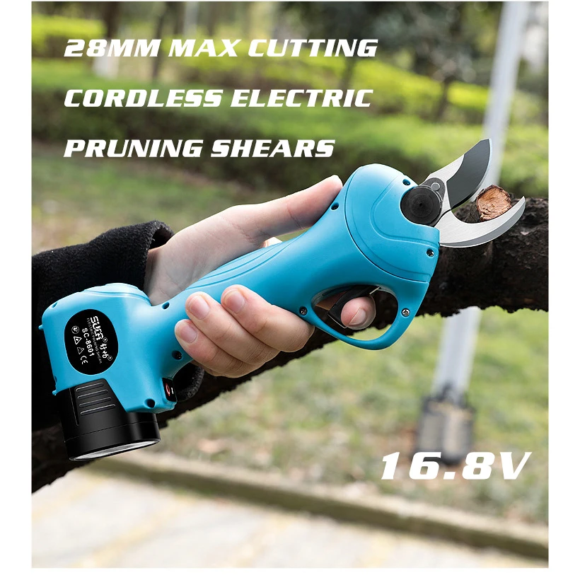 21VCordless Pruner Lithiumion Pruning Shear Efficient Scissors Bonsai