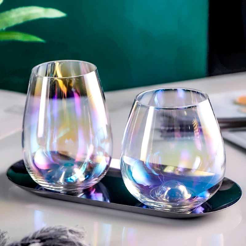 Stemless Wine Glasses Tumblers Glass Water Cup Cocktail Glass Whisky Glass Gin Glasses stemless drinking glasses