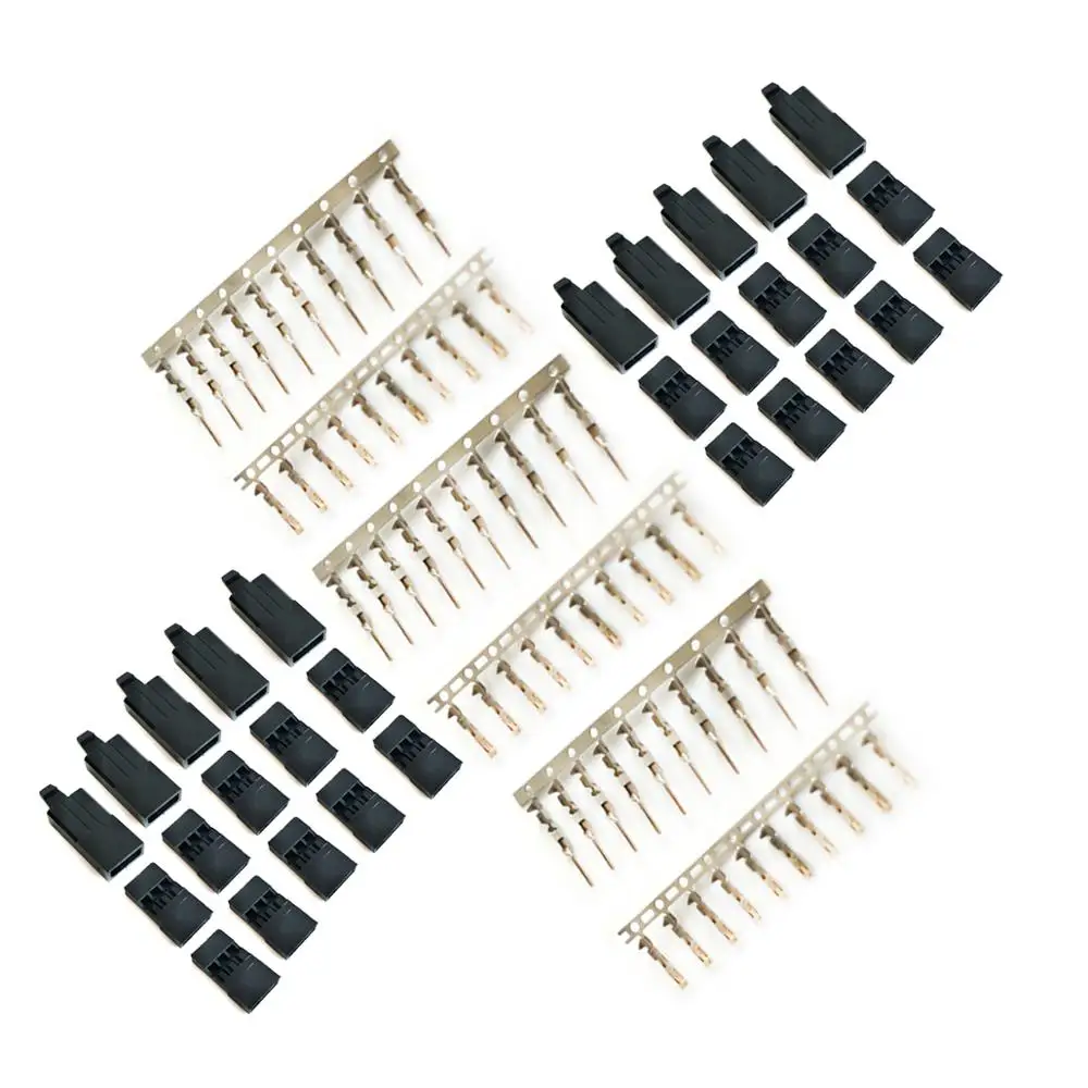 

10 sets DIY 3 Pin Servo Extension Plug Female and Male Connector Clips For JR Futaba Type RC Airplane Multirotor Quadcopter