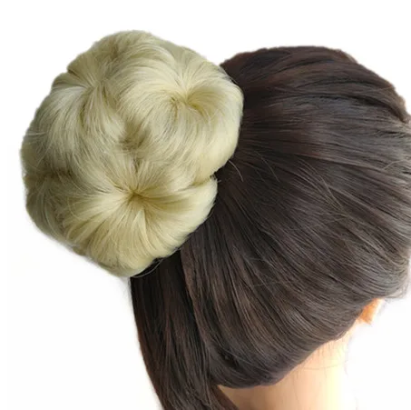 9 цветов Pervado волосы синтетические волосы кудрявые шиньон коготь Updo Bun Аксессуары женские волосы кусок Стиль Высокая температура волокна - Цвет: #613