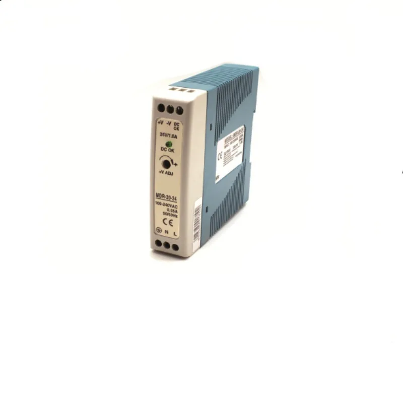AC DC Мощность питание Din Rail светодиодный драйвер MDR-20-24/5/12/15