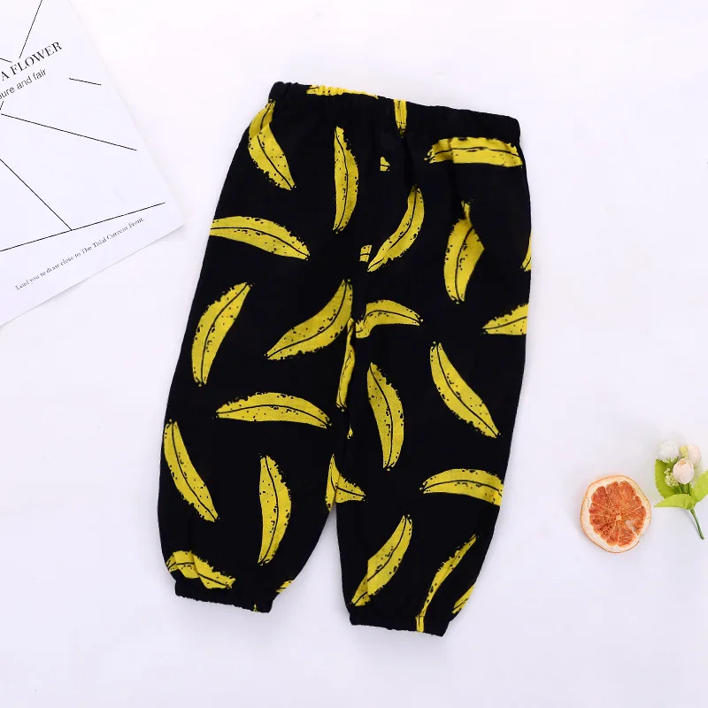 В году, новые стильные детские весенне-летние дышащие Шаровары свободного кроя из чистого хлопка