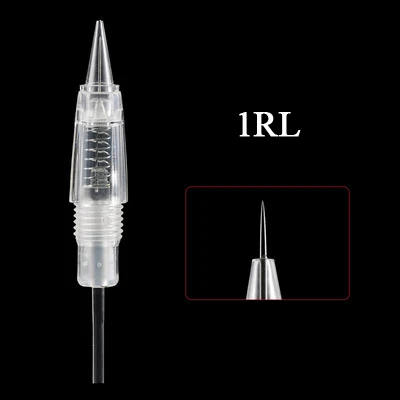 50 шт. иглы для микроблейдинга 1RL/3RL/5RL/5F/7F картридж Иглы для татуировки бровей/губ Перманентный макияж аксессуары поставки