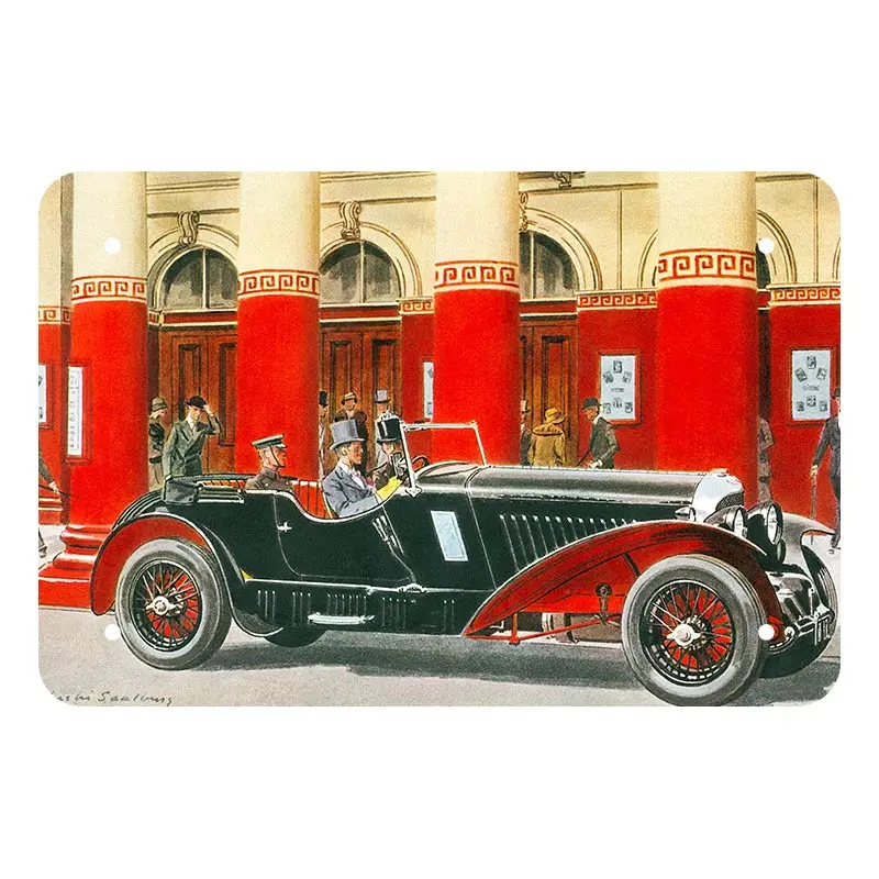 1401-9 Металлические знаки ретро классический автомобиль искусство декоративное украшение на стену плакат ретро-плакат Декор рекламный щит декоративный кофе магазины клубов 20 × 30 см - Цвет: 1401-9