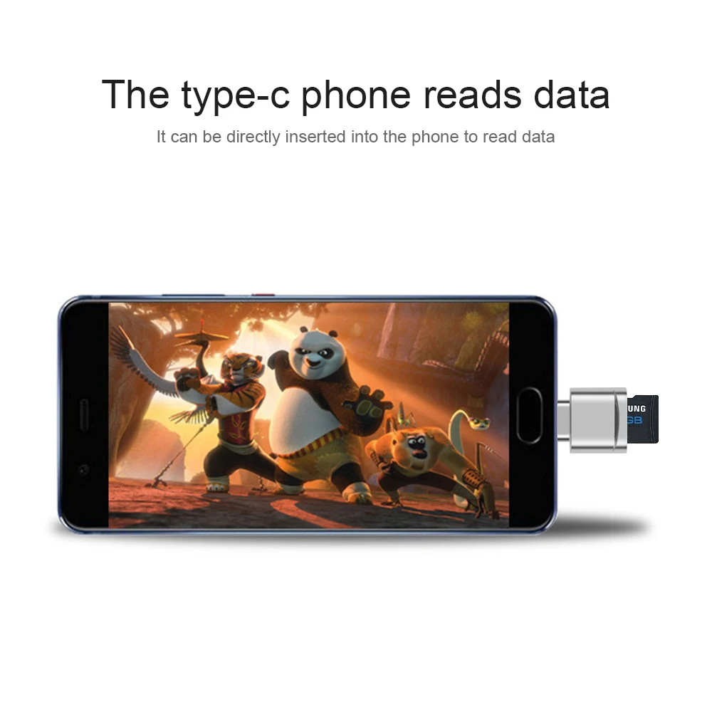 Kebidumei мини-считыватель карт type C Micro SD TF считыватель карт OTG адаптер USB 3,1 кард-ридер для телефона