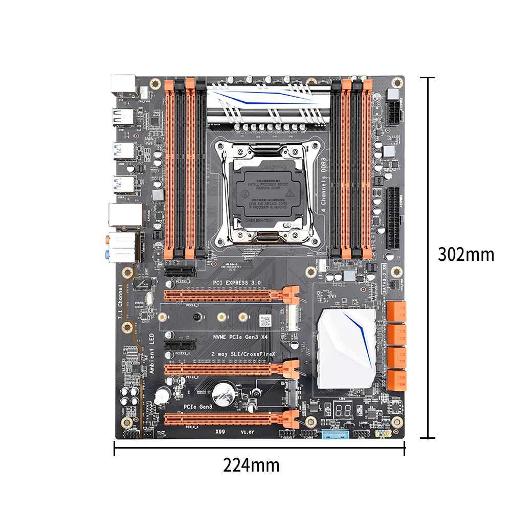 X99 Стабильный USB интерфейс Быстрая замена широкое использование игры памяти DDR3 настольные компьютеры компьютер E5 2678v3 аксессуары для офиса