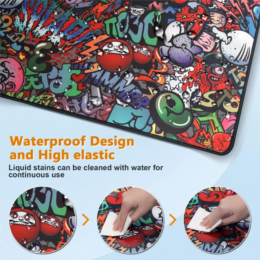 GITGUD! MOUSE PAD XXL STICKER BOMB - GITGUD