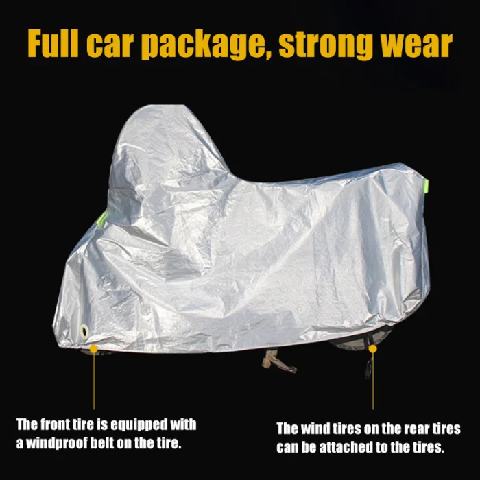 Мотоциклетные Чехлы, полностью защитные, анти-УФ, водонепроницаемые, пылезащитные, дождевик, мотоциклетный капот, для улицы, внутреннего покрытия автомобиля, Sty