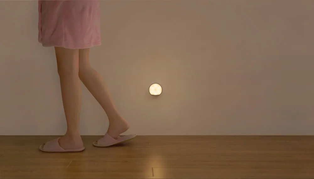 Xiaomi Yeelight moon лампа Светодиодная с датчиком движения Ночной светильник датчик