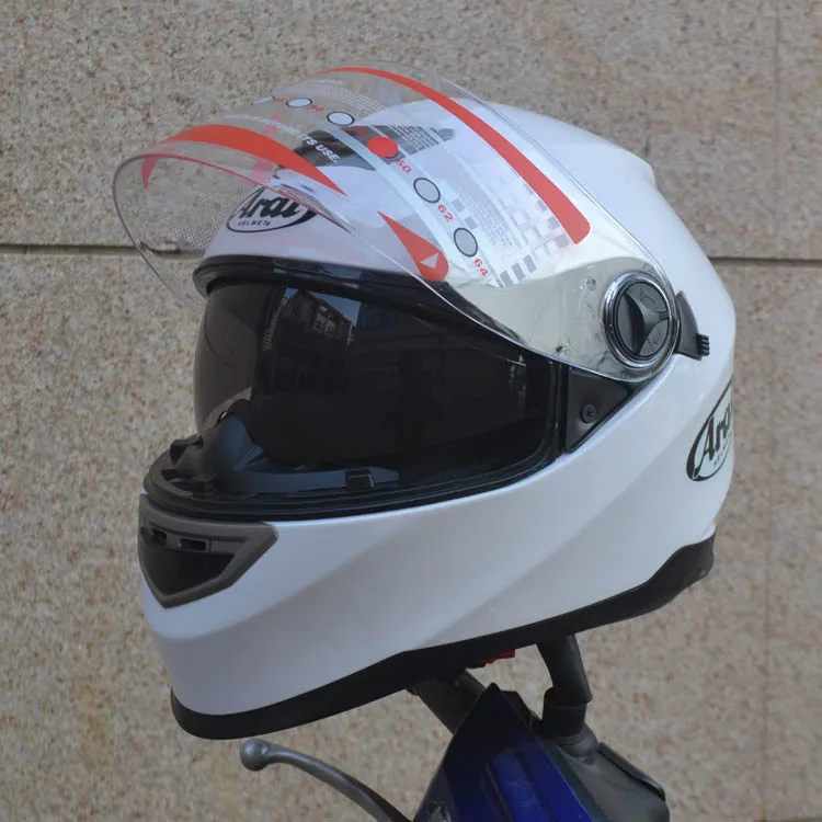Arai полный шлем двойной объектив мотоциклетный шлем цена супер высокого класса защитные шлемы, унисекс