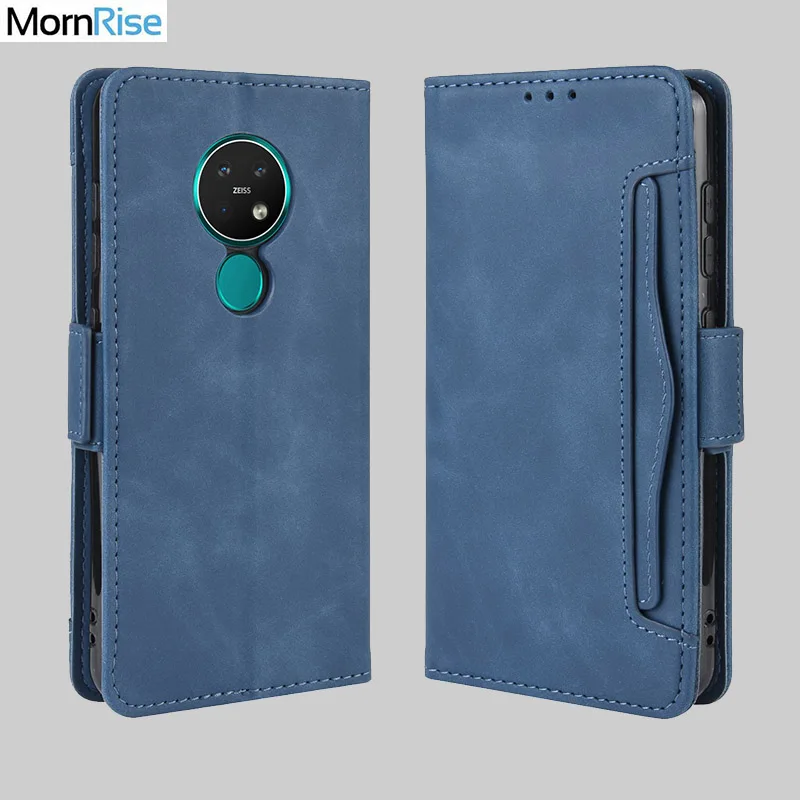 

For Nokia 7.2 Wallet Case Magnetic Book Flip Cover For Nokia 6.2 Card Photo Holder Luxury Leather Mobile Phone Fundas