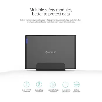 

ORICO 7688C3 3.5 inch Type-C USB3.1 External Case HDD SSD Hard Drive Disk computer peripherals
