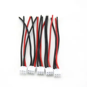 

5Pcs Silicone Soft Line 100Mm Rc Drone Lipo Battery Balance Charger 2S 3S 4S 5S 6S 22Awg Cable For Lipo Battery
