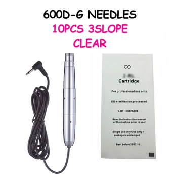 

2020 Tattoo Permanent Makeup Needles 600D-G 3Slope Rotary Tattoo Machine Sterilized Needles For Permanent Makeup Machine Pen