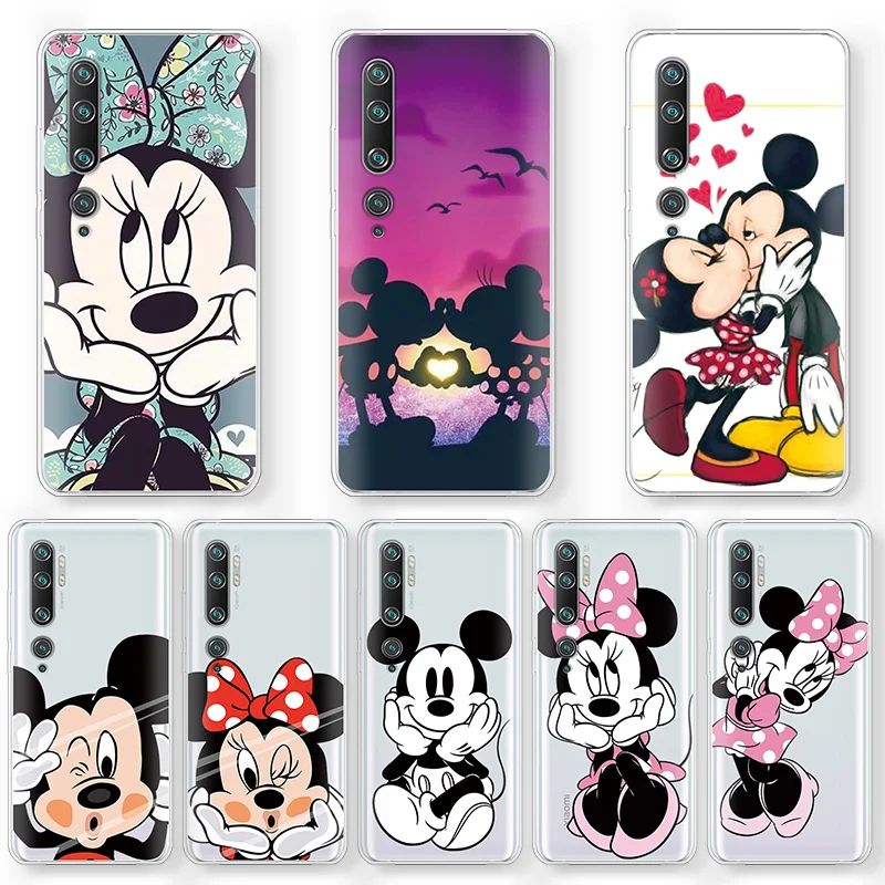 

Transparent Cartoon Phone Case For Xiaomi Mi 9T 10 Pro 10 Cute Couples Silicone Soft TPU Cases For Redmi Note 8 8Pro Coque Cover