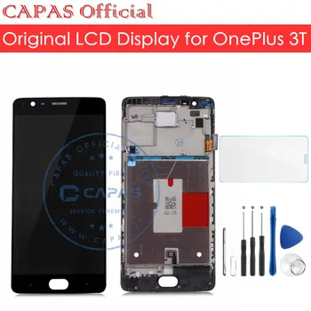 

Original for Oneplus 3T LCD Display + Frame Touch Screen Panel Assembly for One Plus 3T A3010 LCD Digitizer Replacement Parts