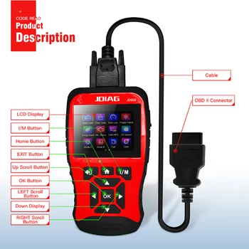 JDiag JD906 автомобильный диагностический инструмент OBD2 считыватель кода неисправности двигателя для системы Ford Модернизированный OBD2 сканер JDiag JD906 автомобильный диагностический инструмент OBD2 считыватель кода неисправности двигателя для системы Ford Модернизированный OBD2 сканер