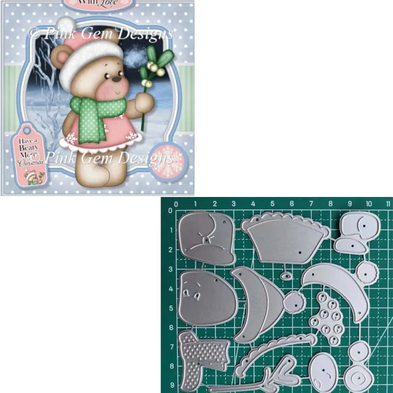 Animal Metal Cutting Dies New Christmas Scrapbooking Dies Metal Nouveau Arrivage - Цвет: C 17