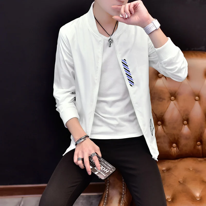 Promotion 2019 New Men's Bomber Zipper Jacket Male Casual Streetwear Hip Hop Slim Fit Pilot Coat Men Clothing Plus Size