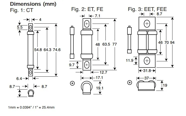 10 шт./лот американский BUSSMANN Быстрый Предохранитель BS88: 4 90FE 90A 690 В предохранитель