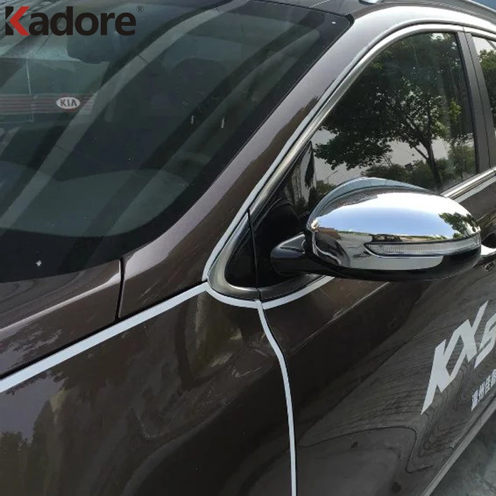 

Car Accessoreis For KIA Sportage 2017 2018 ABS Chrome Side Door Mirror Cover Rearview Mirror Protective Cover Trim