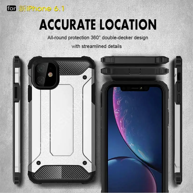 Роскошный противоударный задний Чехол Amor для IPhone 11 Pro Max XS X XR 10 6 6s 7 8 Plus, силиконовый чехол-бампер для IPhone 11 шт., чехол