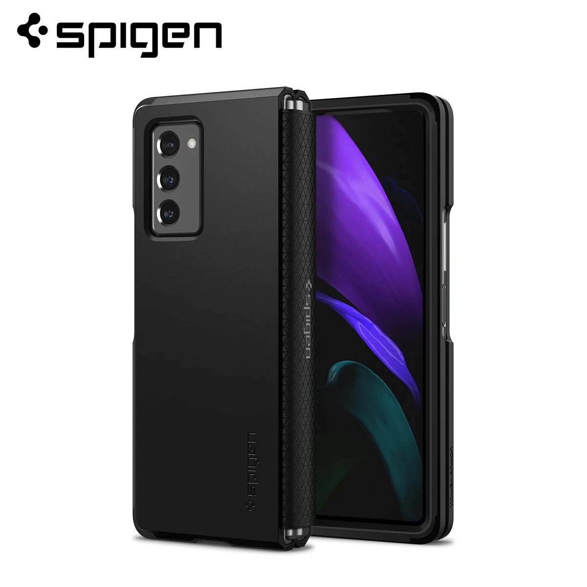 Прочный армированный чехол Spigen для Samsung Galaxy Z Fold 2-инновационный шарнирный дизайн