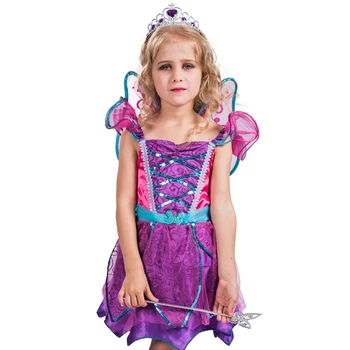 

Halloween Glamour Fantasy Forest Costume Dress For Neverland Children Girls Material Item Type Source Characters Princess Party
