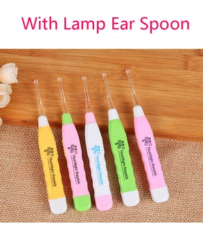 

Three Different Models With Lamp Ear Spoon Flashlight Earpick Suitable For Adults And Children
