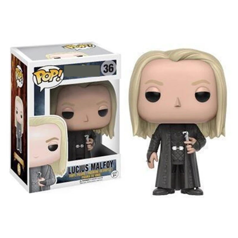 Funko pop официальный Поттер Снейп рубеус Луна Добби Рон Уизли фигурки фигурка поп Коллекционная модель игрушки рождественские подарки - Цвет: with box 36