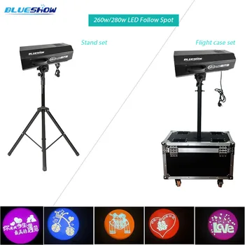 

Beam 260w 280w LED Follow Spot Light following light Beam Moving head LED Light Stage wedding decoration dj stage lighting
