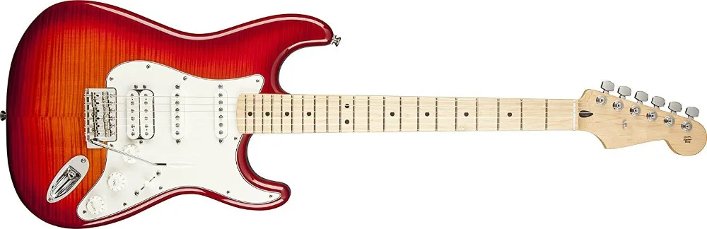 Высокое качество FDST-1090 CS coloe твердый корпус белый pickguard стандарт ST Plus Топ HSS электрогитара