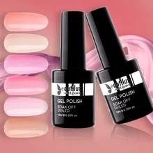1 шт. УФ светодиодный прозрачный розовый телесный камуфляж молочный Бонд основа для наращивания ногтей Многофункциональный Гель-лак для ногтей 10 мл