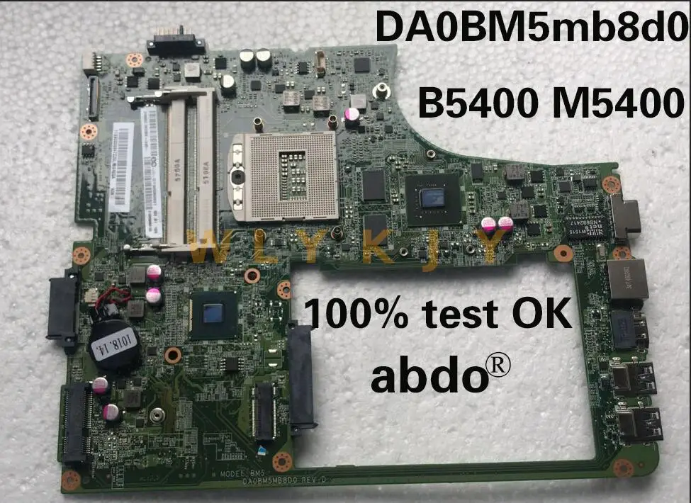 Материнская плата DA0BM5MB8D0 для Lenovo B5400 M5400 материнская ноутбука PGA947 HM87 GT720 / GT820 2G DDR3