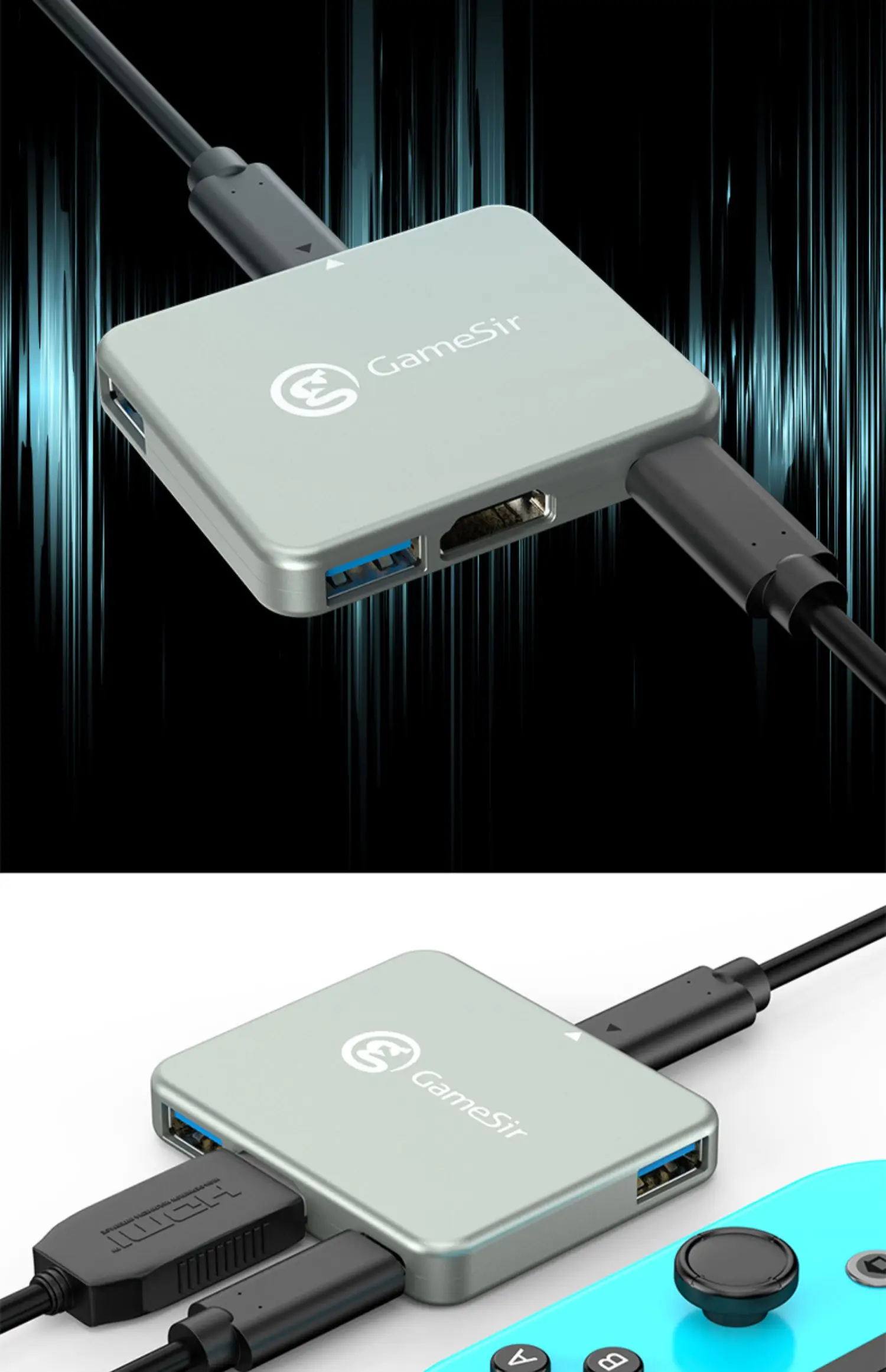 GTV130USB-C к HDMI 5-в-1 интерфейс PD для мобильного телефона, компьютера, поддерживает 4K док-станции