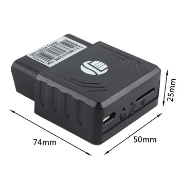 

Mini GPS TK206 OBD 2 Real Time GSM Quad Band Anti-theft Vibration Alarm GSM GPRS Mini GPRS Car Tracker Tracking OBD II